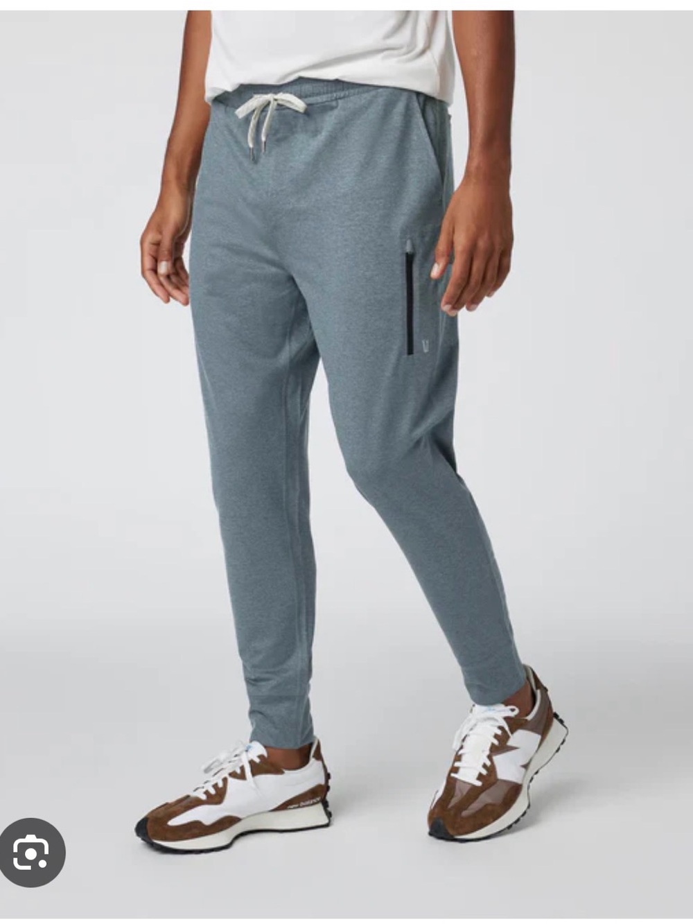 Vuori Men's Sunday Performance Joggers Dusty Blue Heather